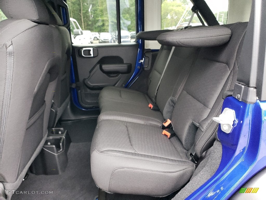 Black Interior 2020 Jeep Wrangler Unlimited Sport 4x4 Photo #134738781