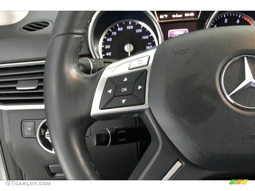 2013 ML 350 4Matic - Steel Grey Metallic / Black photo #14