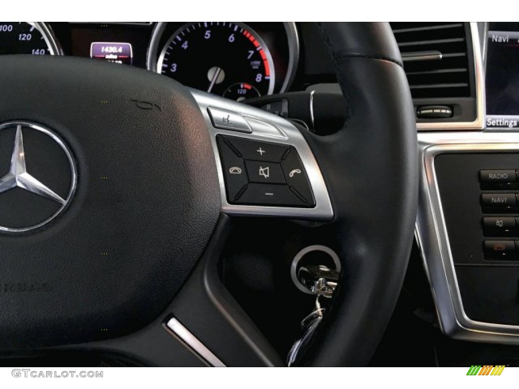 2013 ML 350 4Matic - Steel Grey Metallic / Black photo #15