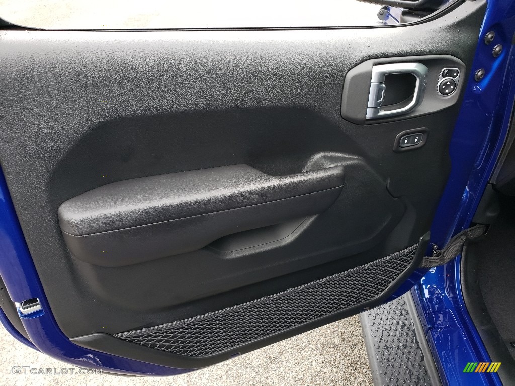 2020 Jeep Wrangler Unlimited Sport 4x4 Black Door Panel Photo #134738826