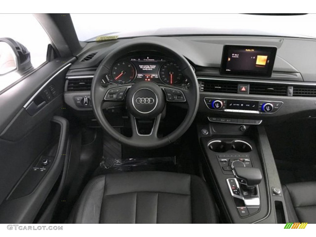 2018 Audi A5 Premium quattro Coupe Black Dashboard Photo #134739330