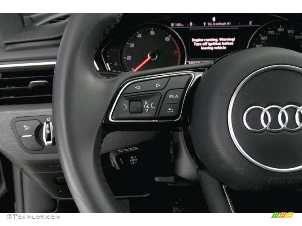 2018 Audi A5 Premium quattro Coupe Black Steering Wheel Photo #134739585