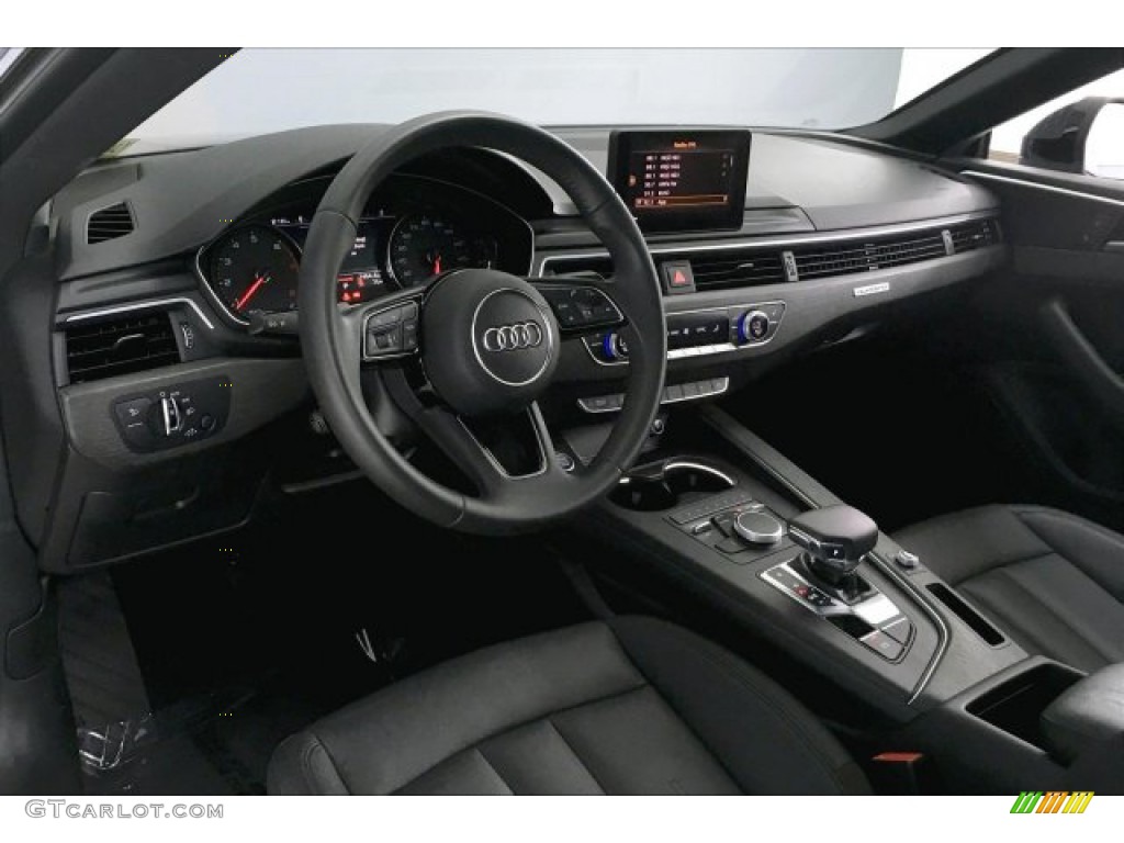 Black Interior 2018 Audi A5 Premium quattro Coupe Photo #134739669