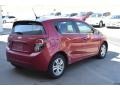 2012 Crystal Red Tintcoat Chevrolet Sonic LT Hatch  photo #6