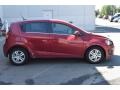2012 Crystal Red Tintcoat Chevrolet Sonic LT Hatch  photo #7