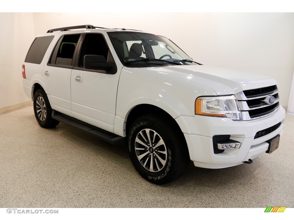 2015 Expedition XLT 4x4 - Oxford White / Ebony photo #1