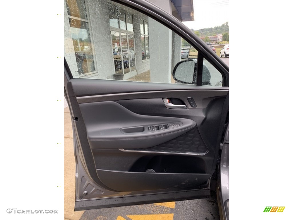 2020 Hyundai Santa Fe Limited 2.0 AWD Black Door Panel Photo #134741547