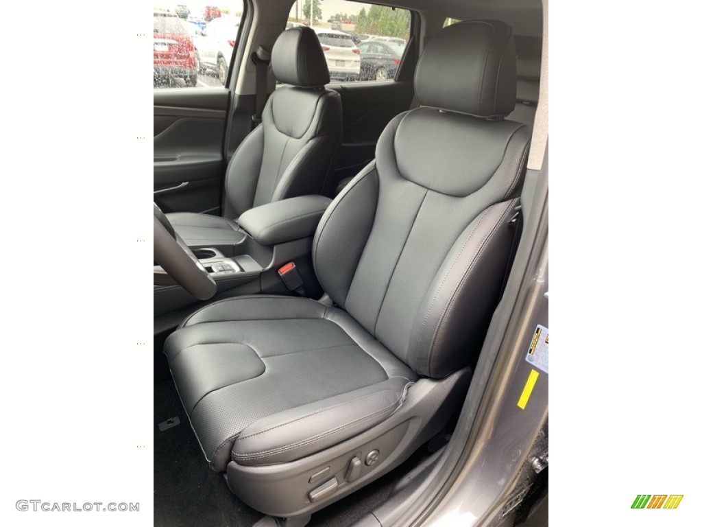 Black Interior 2020 Hyundai Santa Fe Limited 2.0 AWD Photo #134741574