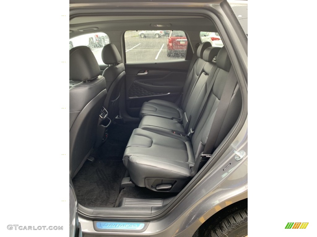 Black Interior 2020 Hyundai Santa Fe Limited 2.0 AWD Photo #134741613