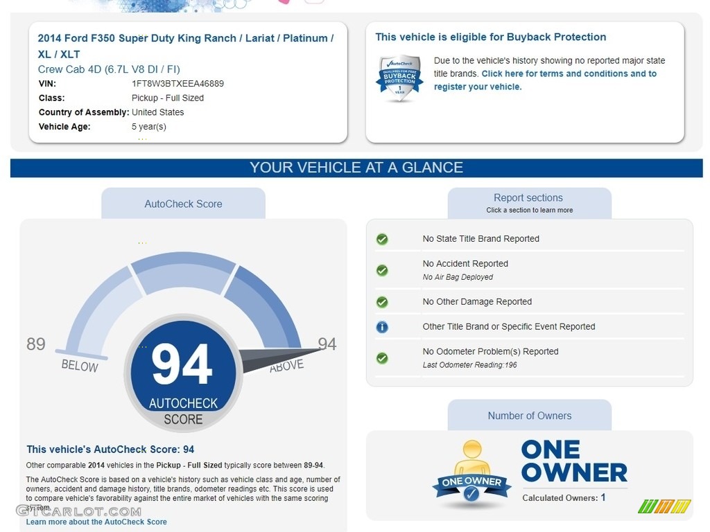 2014 F350 Super Duty XLT Crew Cab 4x4 - Oxford White / Steel photo #2