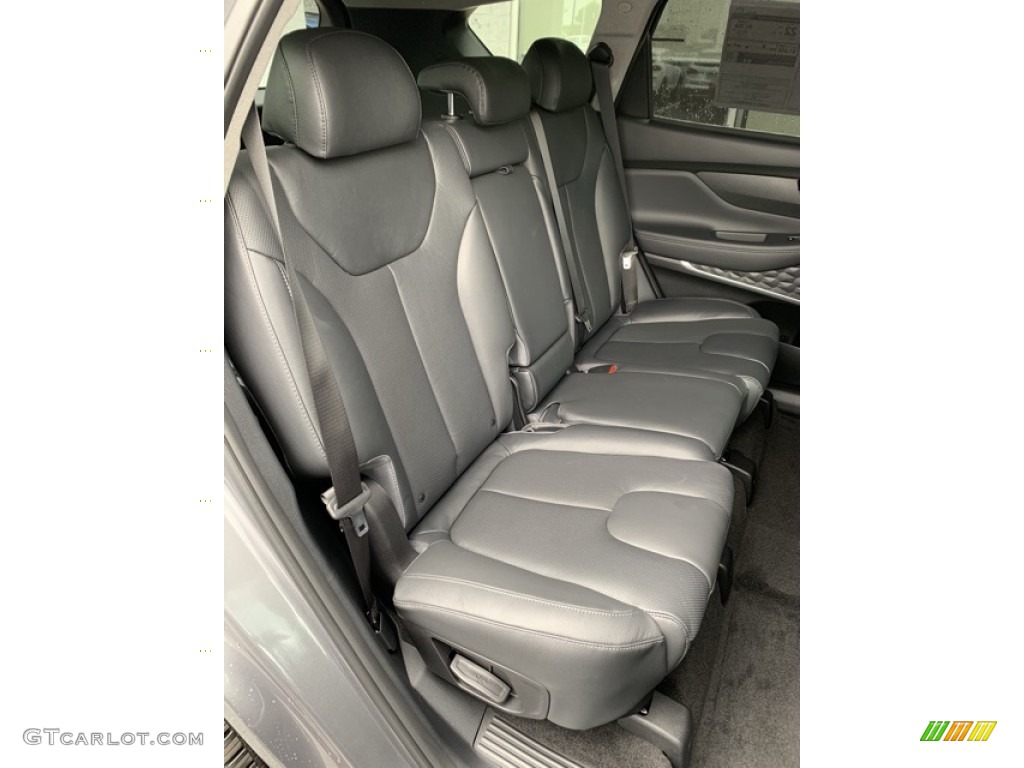 Black Interior 2020 Hyundai Santa Fe Limited 2.0 AWD Photo #134741655