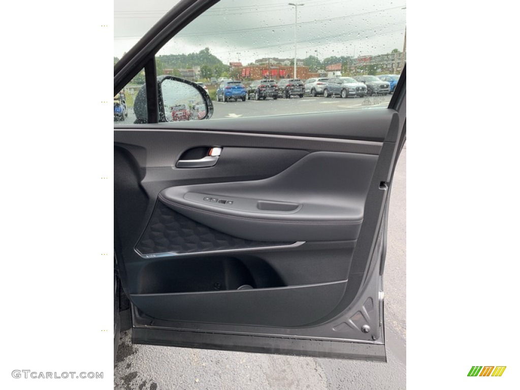 2020 Hyundai Santa Fe Limited 2.0 AWD Black Door Panel Photo #134741673