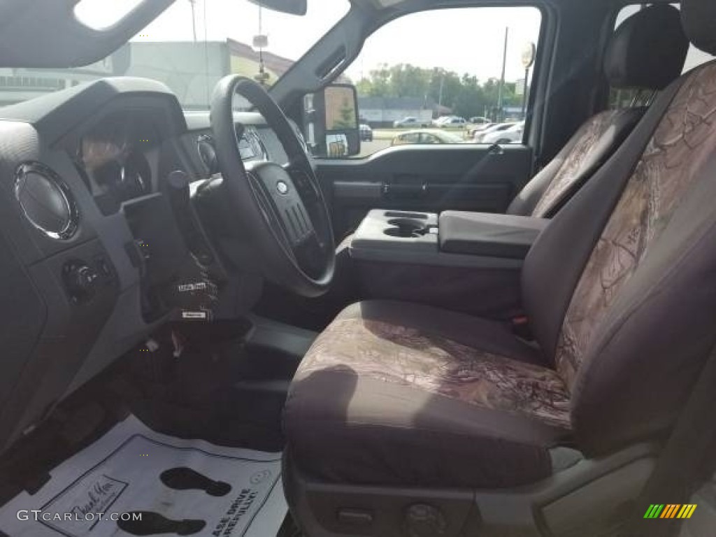 2014 F350 Super Duty XLT Crew Cab 4x4 - Oxford White / Steel photo #5