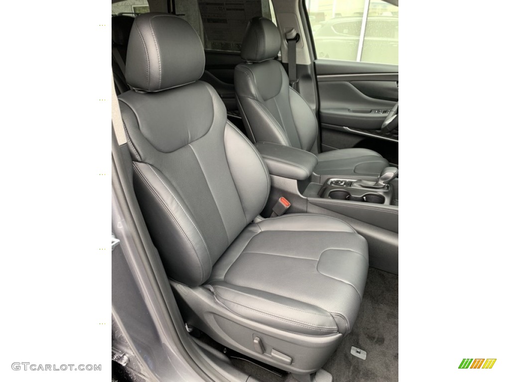 Black Interior 2020 Hyundai Santa Fe Limited 2.0 AWD Photo #134741682