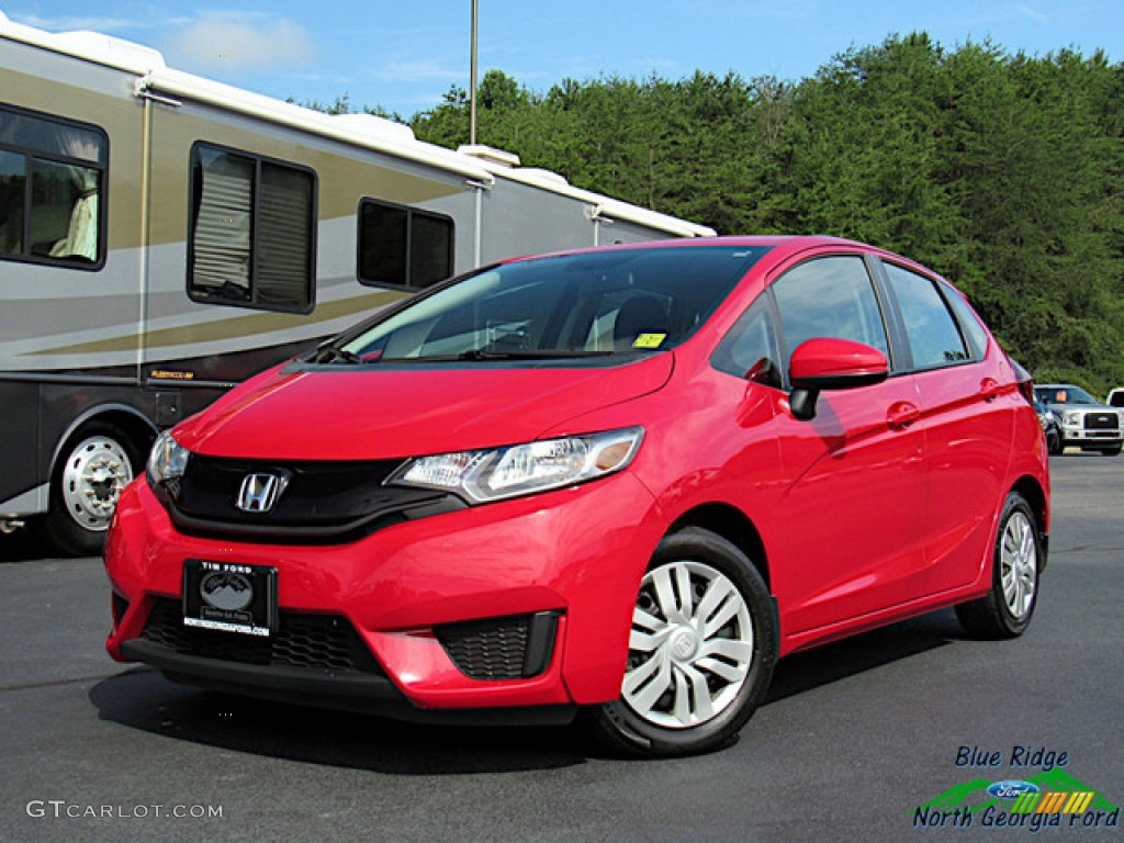 2015 Fit LX - Milano Red / Black photo #1