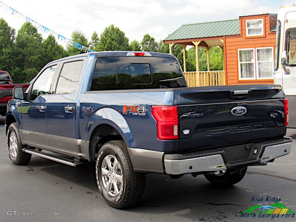 2019 F150 XLT SuperCrew 4x4 - Blue Jeans / Earth Gray photo #3