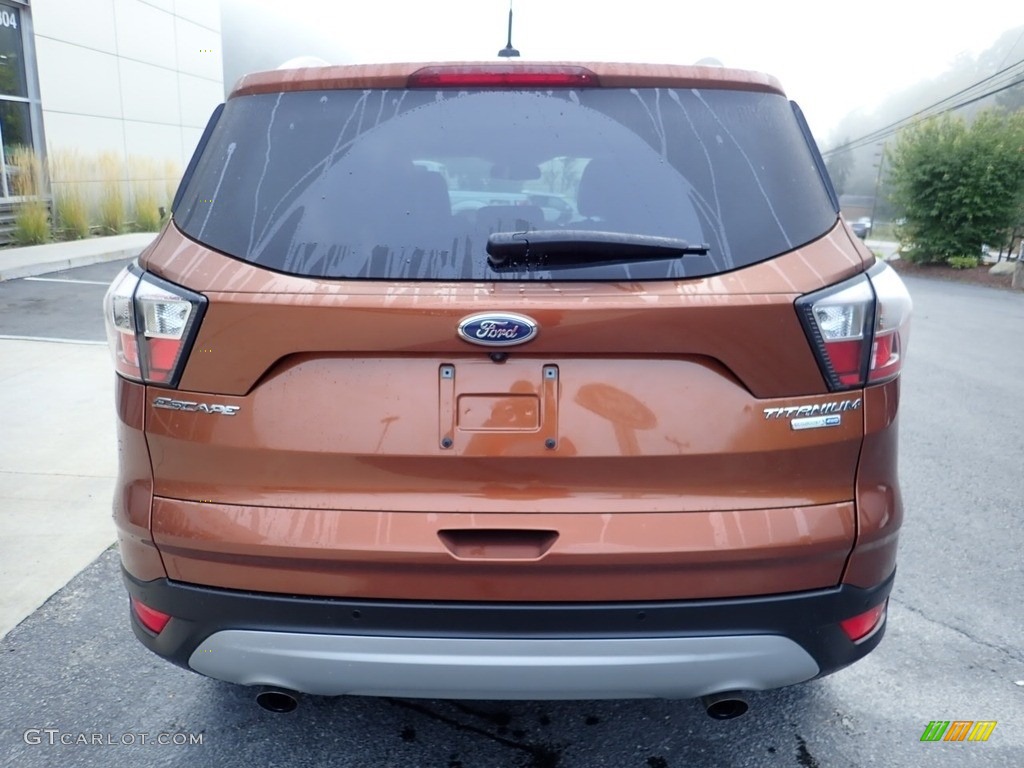 2017 Escape Titanium 4WD - Canyon Ridge / Charcoal Black photo #3