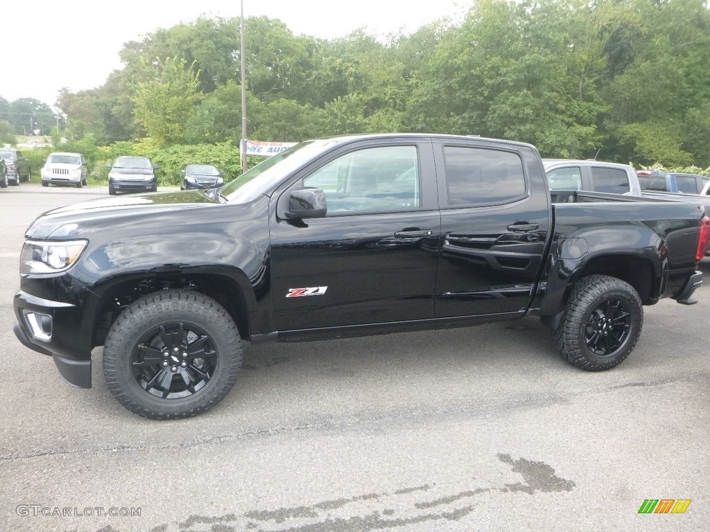 Black 2020 Chevrolet Colorado Z71 Crew Cab 4x4 Exterior Photo #134743857