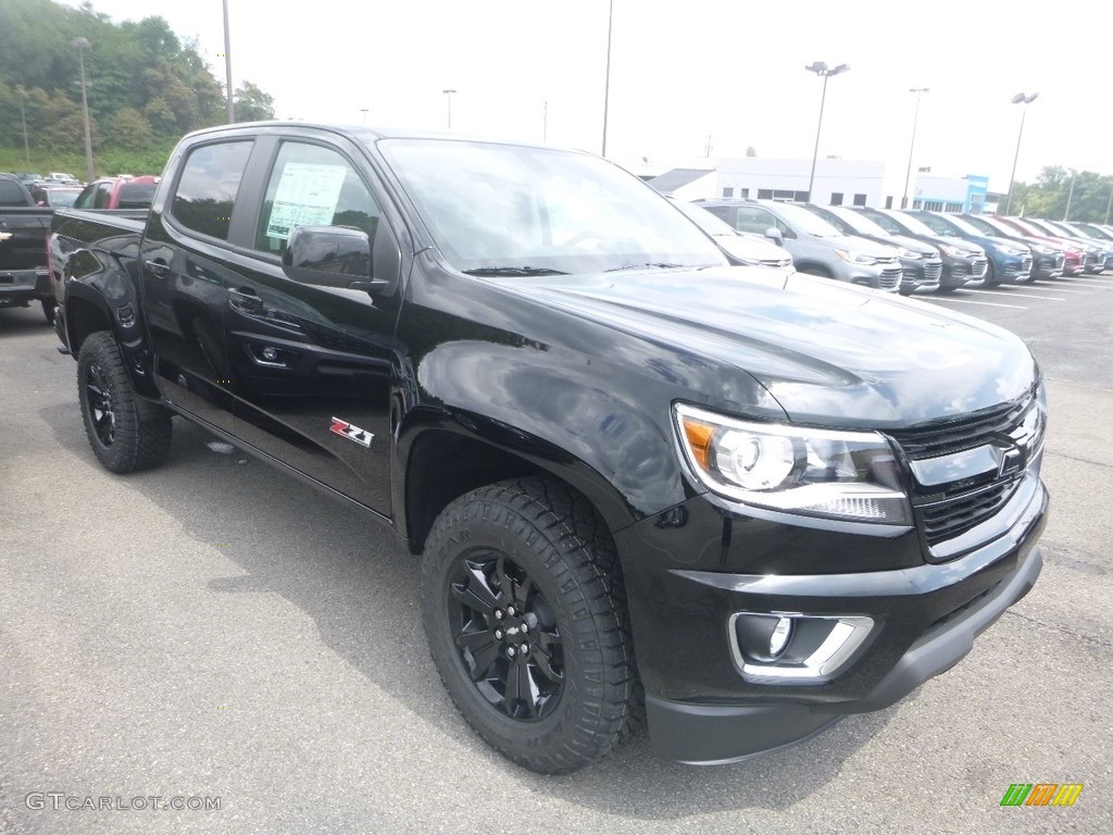 Black 2020 Chevrolet Colorado Z71 Crew Cab 4x4 Exterior Photo #134743956