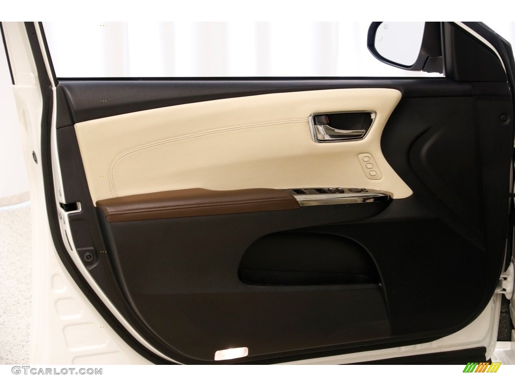 2014 Avalon Hybrid XLE Touring - Blizzard Pearl / Almond photo #4