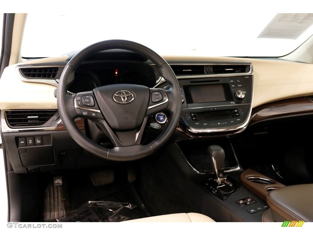 2014 Avalon Hybrid XLE Touring - Blizzard Pearl / Almond photo #6