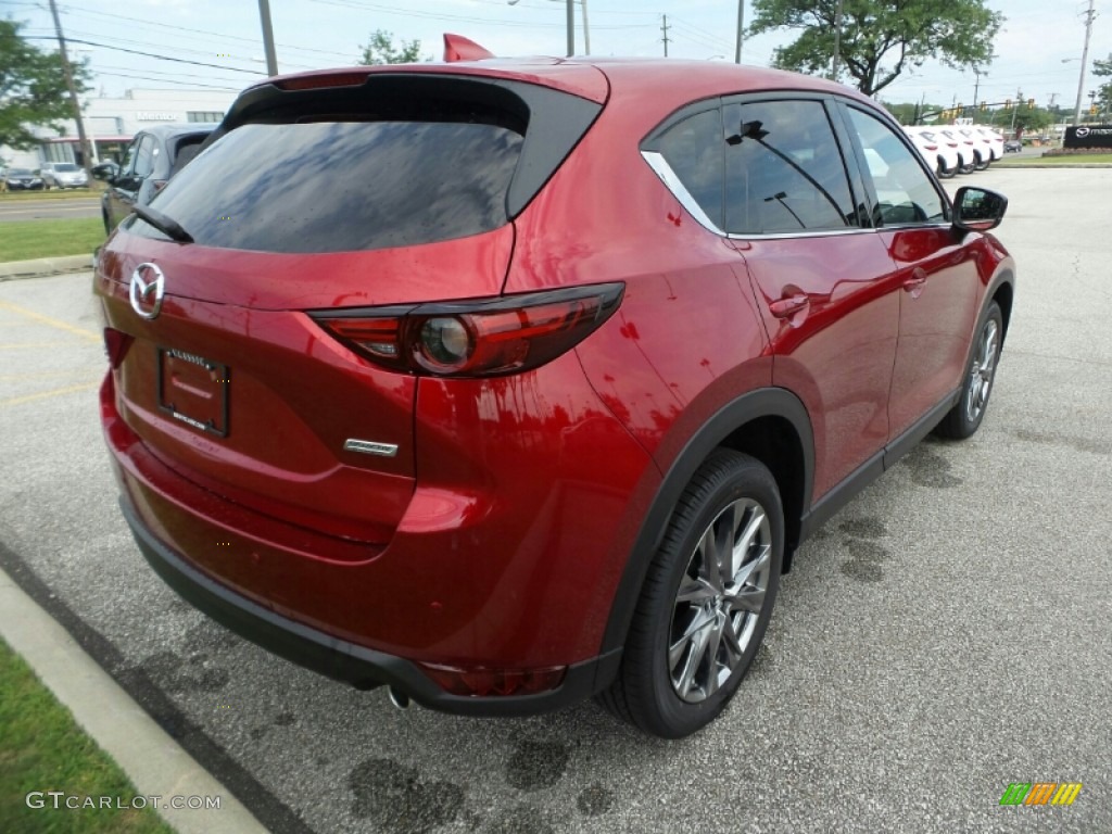 2019 CX-5 Signature AWD - Soul Red Crystal Metallic / Caturra Brown photo #7