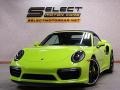Paint To Sample Acid Green 2018 Porsche 911 Turbo S Cabriolet