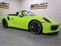 2018 Paint To Sample Acid Green Porsche 911 Turbo S Cabriolet  photo #13