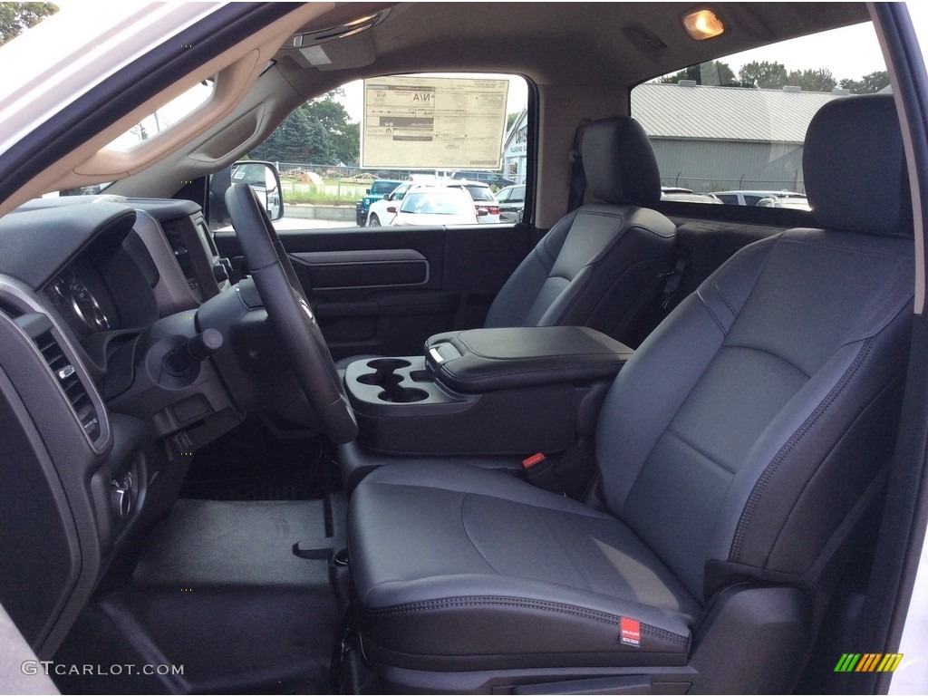 Black/Diesel Gray Interior 2019 Ram 3500 Tradesman Regular Cab Chassis Photo #134746635
