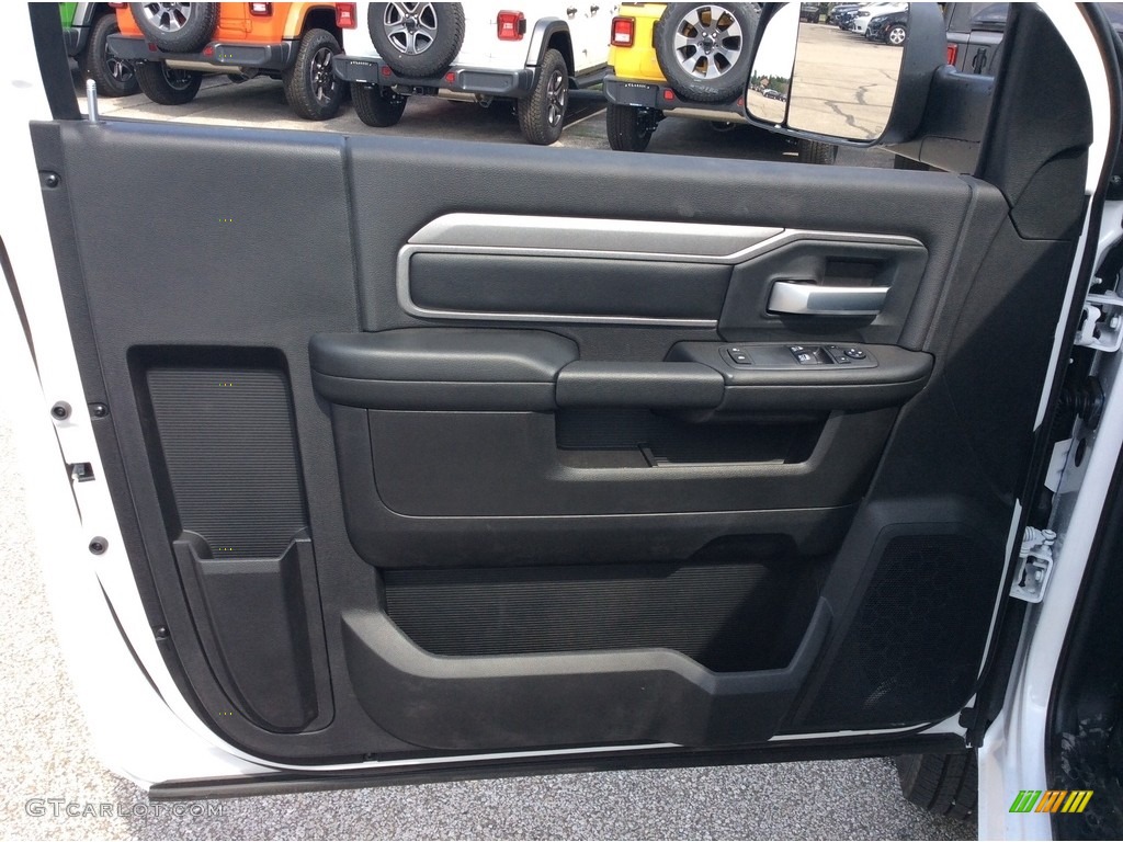 2019 Ram 3500 Tradesman Regular Cab Chassis Black/Diesel Gray Door Panel Photo #134746896