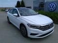 2019 Pure White Volkswagen Jetta SE  photo #1