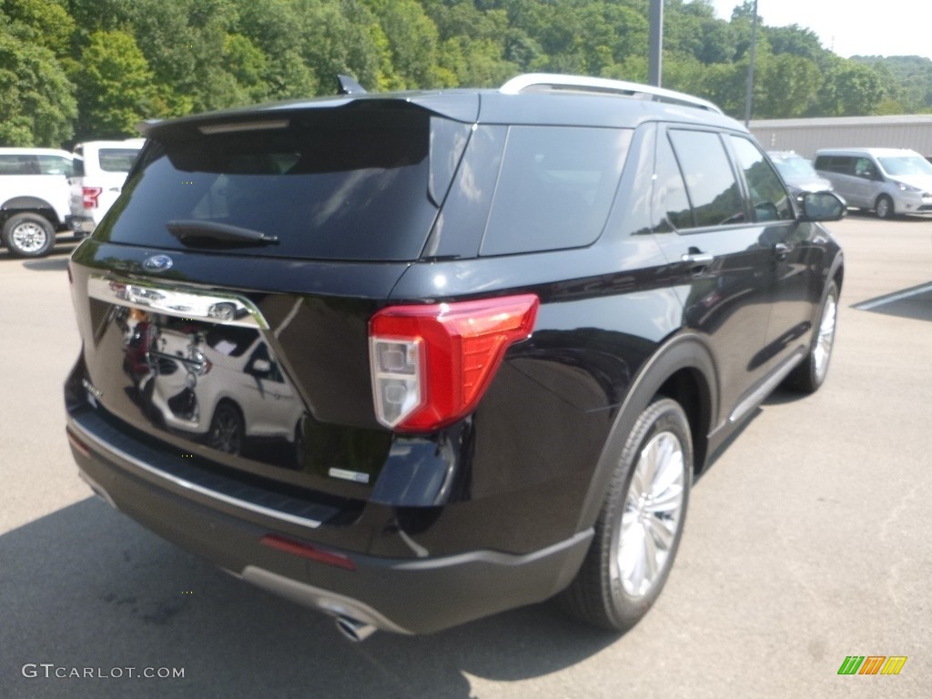 2020 Explorer Limited 4WD - Agate Black Metallic / Ebony photo #2