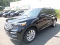 Agate Black Metallic 2020 Ford Explorer Limited 4WD Exterior