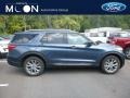 2020 Blue Metallic Ford Explorer Limited 4WD  photo #1