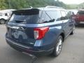 2020 Blue Metallic Ford Explorer Limited 4WD  photo #2