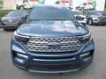 2020 Blue Metallic Ford Explorer Limited 4WD  photo #4