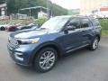 Blue Metallic 2020 Ford Explorer Limited 4WD Exterior