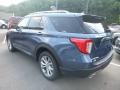 2020 Blue Metallic Ford Explorer Limited 4WD  photo #6