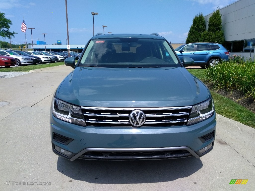 2019 Tiguan SEL 4MOTION - Stone Blue Metallic / Titan Black photo #2