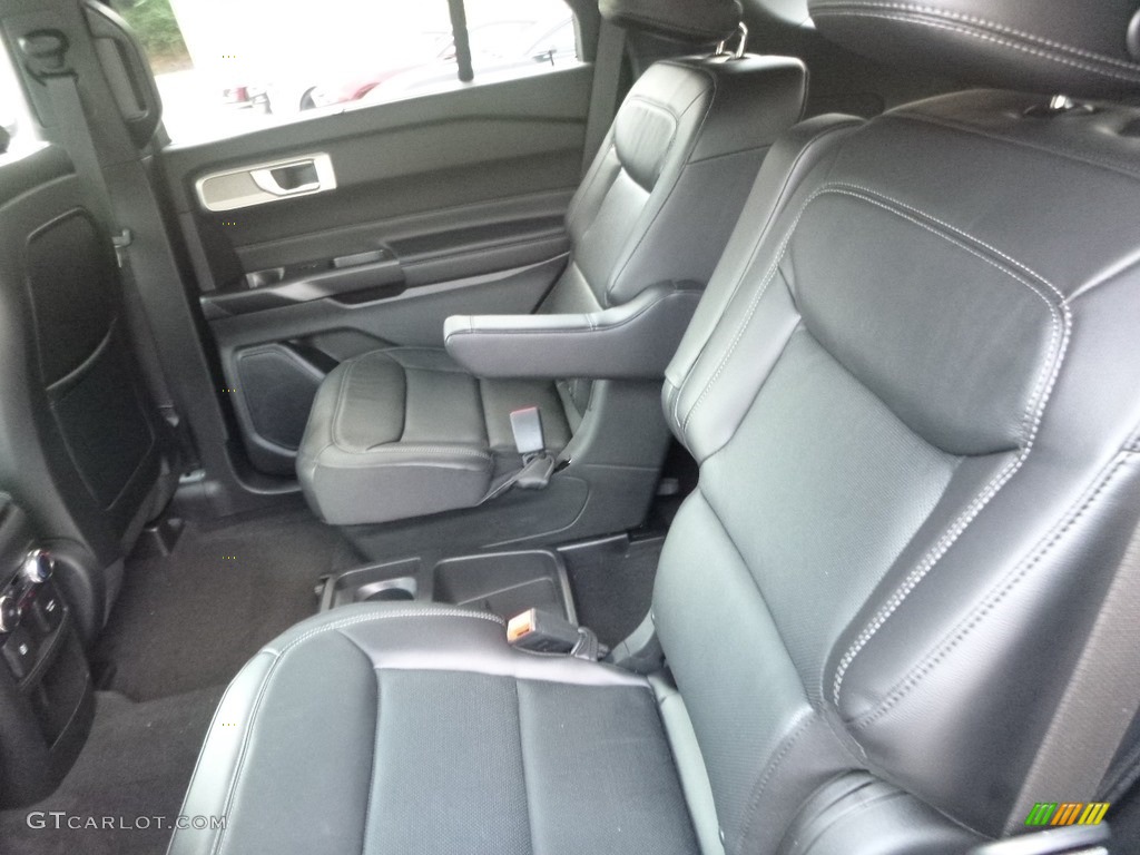 Ebony Interior 2020 Ford Explorer Limited 4WD Photo #134748984