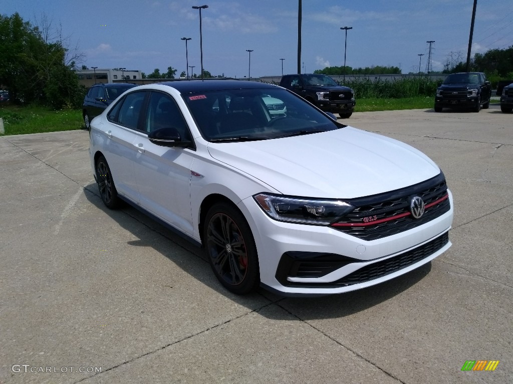 Pure White 2019 Volkswagen Jetta GLI Exterior Photo #134749076