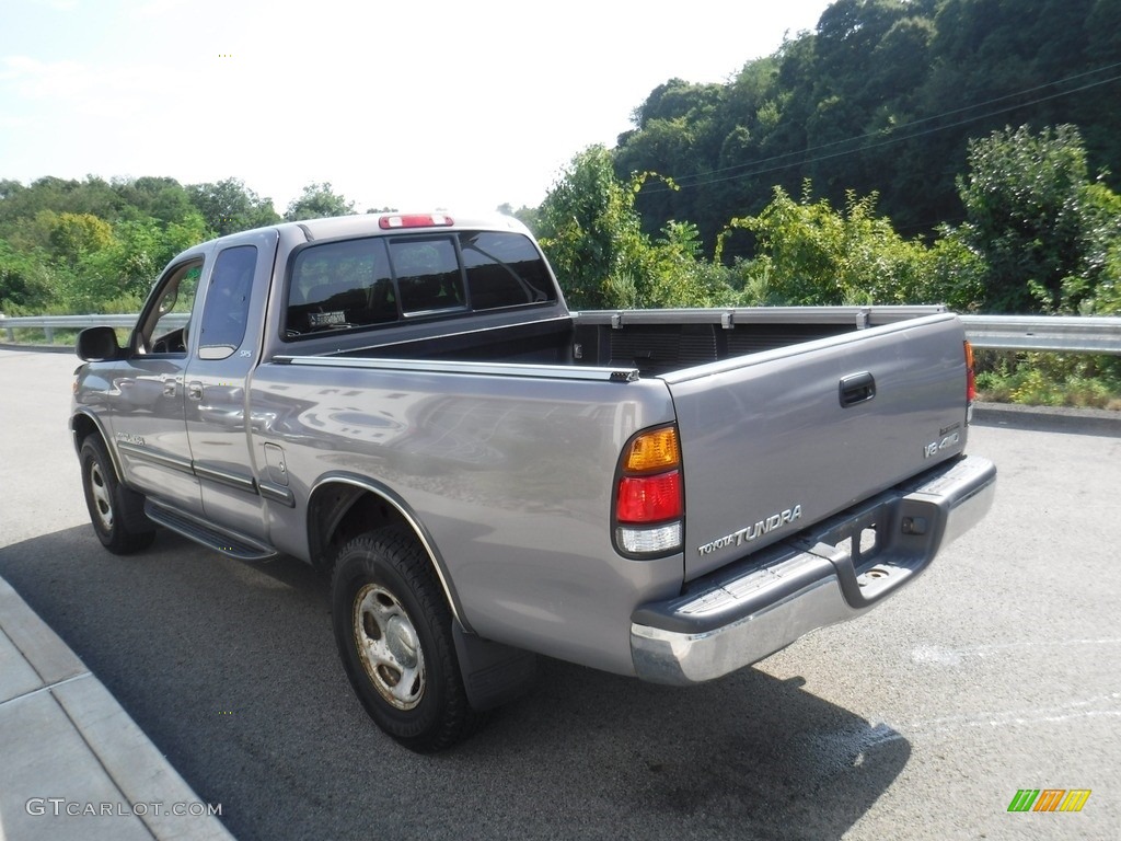 2000 Tundra SR5 Extended Cab 4x4 - Platinum Metallic / Oak photo #9