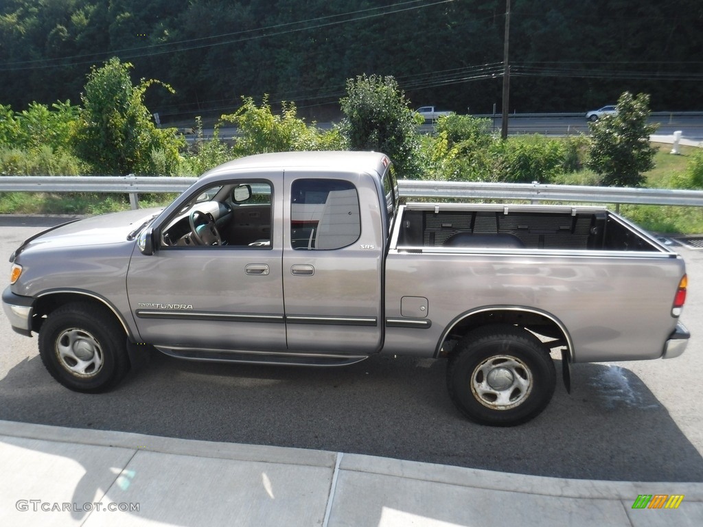 2000 Tundra SR5 Extended Cab 4x4 - Platinum Metallic / Oak photo #10