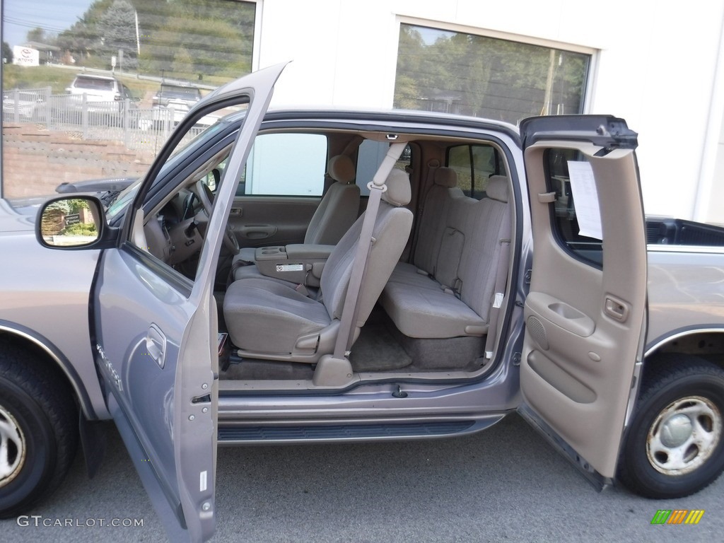 2000 Tundra SR5 Extended Cab 4x4 - Platinum Metallic / Oak photo #13