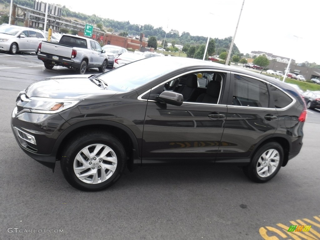 2016 CR-V EX AWD - Kona Coffee Metallic / Black photo #7
