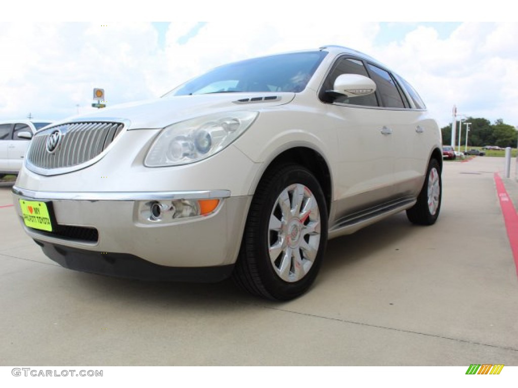 2012 Enclave FWD - White Diamond Tricoat / Cashmere photo #4