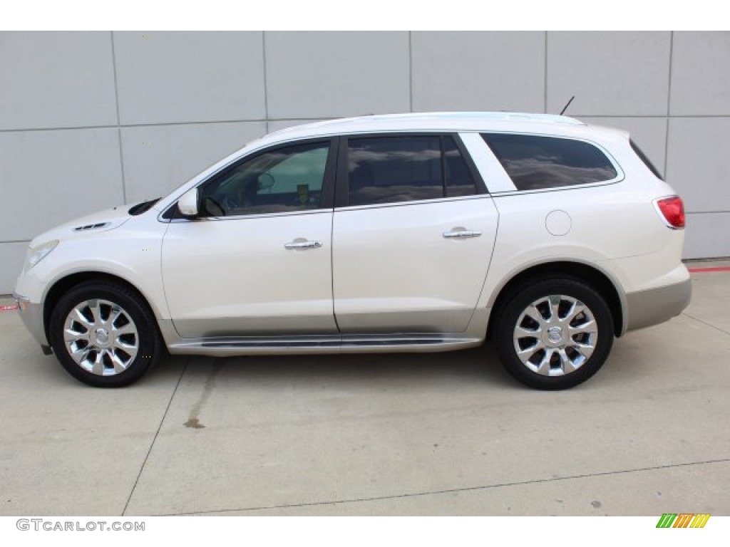 2012 Enclave FWD - White Diamond Tricoat / Cashmere photo #13