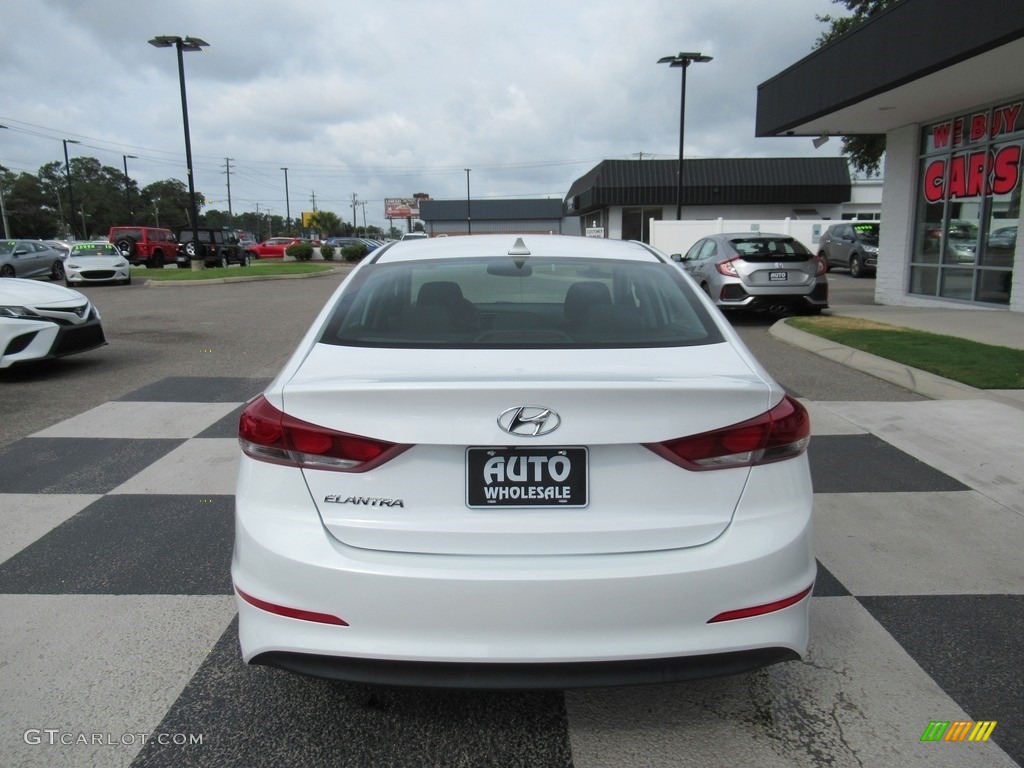 2017 Elantra Value Edition - White / Black photo #4