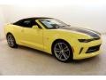 Bright Yellow - Camaro LT Convertible Photo No. 2