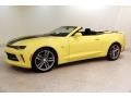 Bright Yellow - Camaro LT Convertible Photo No. 4